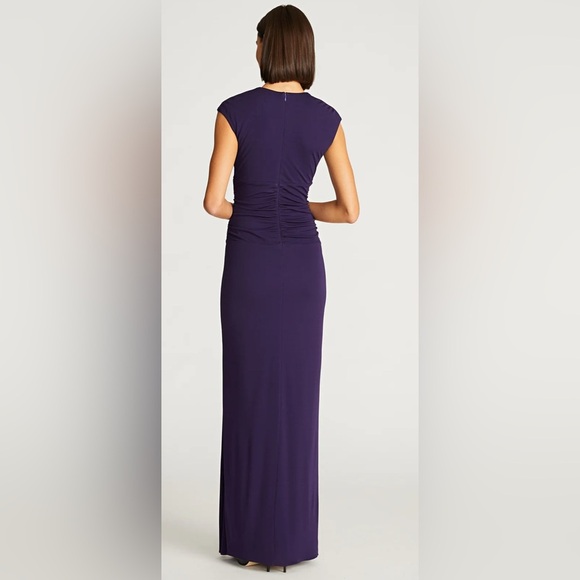 HALSTON GIOVANNA GOWN IN MATTE JERSEY - Picture 4 of 12